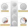 Custom Round Silver Foil Embossed Picture Stickers DIY-WH0503-003-3