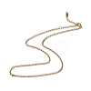 Ion Plating(IP) 304 Stainless Steel Rolo Chain Necklace for Men Women NJEW-K245-022B-1
