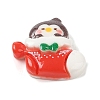 Animal Christmas Socking Theme Opaque Resin Decoden Cabochons LS-RESI-S397-03B-1