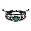 Imitation Leather Triple Layer Multi-strand Bracelets FS-WGC42D3-04-1