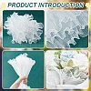 1Pc Organza Gauze Pleated Lace Trim OCOR-BC0006-99C-4