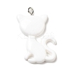 Opaque Resin Pendants RESI-G069-03D-1