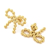 Ion Plating(IP) 304 Stainless Steel Stud Earrings for Women EJEW-N054-20G-2