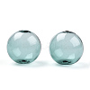 Transparent Blow High Borosilicate Glass Globe Beads X-GLAA-T003-09E-2