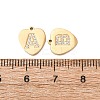 304 Stainless Steel Cubic Zirconia Pendants Set STAS-A125-04G-3
