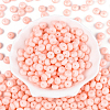 200Pcs Opaque Baking Paint Glass Seed Beads SEED-PA0001-01E-3