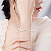 6Pcs Brass Pave Clear Cubic Zirconia Watch Band Clasps KK-BBC0014-03S-6