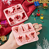  Christmas Theme ABS Plastic Plasticine Tools CELT-TA0001-01-14