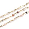 Natural Mixed Stone & Tourmaline Handmade Beaded Chains CHC-K008-A05-3