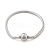 304 Stainless Steel Bracelets BJEW-M079-01P-02-1