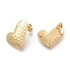 Brass Stud Earring Findings KK-M211-01G-2