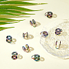 10Pcs Stainless Steel Spiral Pad Cuff Earrings EJEW-HS0001-03RC-5