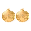 304 Stainless Steel Stud Earrings EJEW-F357-01G-03-2