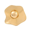 304 Stainless Steel Open Cuff Rings for Women RJEW-S410-01G-04-2