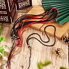 24Pcs 3 Colors Cotton Cord Braided Necklace Making FIND-TA0003-30-5