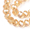 Electroplate Glass Beads Strands EGLA-A044-T2mm-A23-2