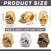 45Pcs 3 Colors Alloy European Beads FIND-PH0021-85-2