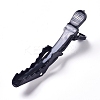 Plastic Alligator Hair Clips OHAR-WH0016-09E-2