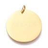 Ion Plating(IP) 304 Stainless Steel Charms EJEW-L238-03F-G-1