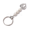 Tibetan Style Alloy Pendants Keychain KEYC-JKC00892-5