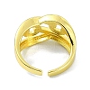 Brass Open Cuff Ring RJEW-B051-13G-3