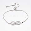 Adjustable Brass Bolo Bracelets BJEW-P200-05P-1