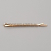 Zinc Alloy Rhinestone Hair Bobby Pins PHAR-WH0018-02B-KCG-1