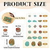 60G 6 Styles Transparent Acrylic Beads TACR-TA0001-63B-4
