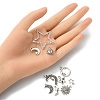 100G Tibetan Style Alloy Pendants TIBE-YW0001-07-4