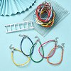 Trendy Braided Imitation Leather Bracelet Making BJEW-YW0001-09-6