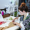50Pcs 10 Style Garden Theme Iron Head Pins DIY-AB00027-6
