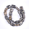 Natural Dalmatian Jasper Beads Strands X-G-T121-16-2