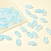 50Pcs Transparent Spray Painted Glass Beads GLAA-FS0002-06E-7