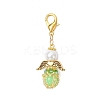 Luminous Acrylic & Handmade Glass Seed Beaded Pendants Decorations HJEW-MZ00379-03-2