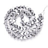 Electroplated Synthetic Non-magnetic Hematite Beads Strands G-T139-62A-2