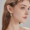 DIY Bowknot Brass Stud Earring Making Findings Kits DIY-GO0001-33-6