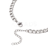 5MM 304 Stainless Steel Mixed Link Chain Necklaces NJEW-JN05850-5