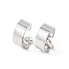 304 Stainless Steel C-Shaped Cuff Earrings EJEW-K268-85P-4