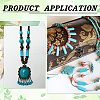 120Pcs Synthetic Turquoise Beads Strands G-AR0006-17B-5