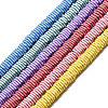 Spray Painted Non-magnetic Synthetic Hematite Beads Strands G-S371-003-1