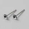 Non-Tarnish 304 Stainless Steel Studs Earring Finding LS-EJEW-WH20014-05A-1