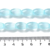 Macaron Color Natural Selenite Beads Strands G-B102-A01-06-4