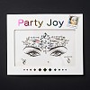 Acrylic Face Gems Stickers LS-MRMJ-F014-04-3