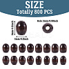 800Pcs Natural Wood Beads WOOD-KS0001-24-4