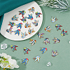 40Pcs 5 Colors Rack Plating Alloy Pendants FIND-DC0005-46-4