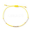 Bohemian Glass Seed Bead Braided Bracelets WO6368-5-1