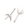 304 Stainless Steel Stud Earring Findings STAS-B091-02A-05P-2