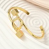 Brass Cuff Bangles for Women BJEW-F513-07G-3