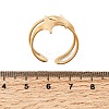 304 Stainless Steel Cuff Open Rings for Women RJEW-L342-02G-5
