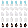 30Pcs 5 Styles Bathroom Theme Opaque Resin Pendants RESI-PH0002-24-1